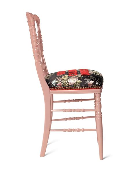 gucci pink chair|farfetch Gucci stools.